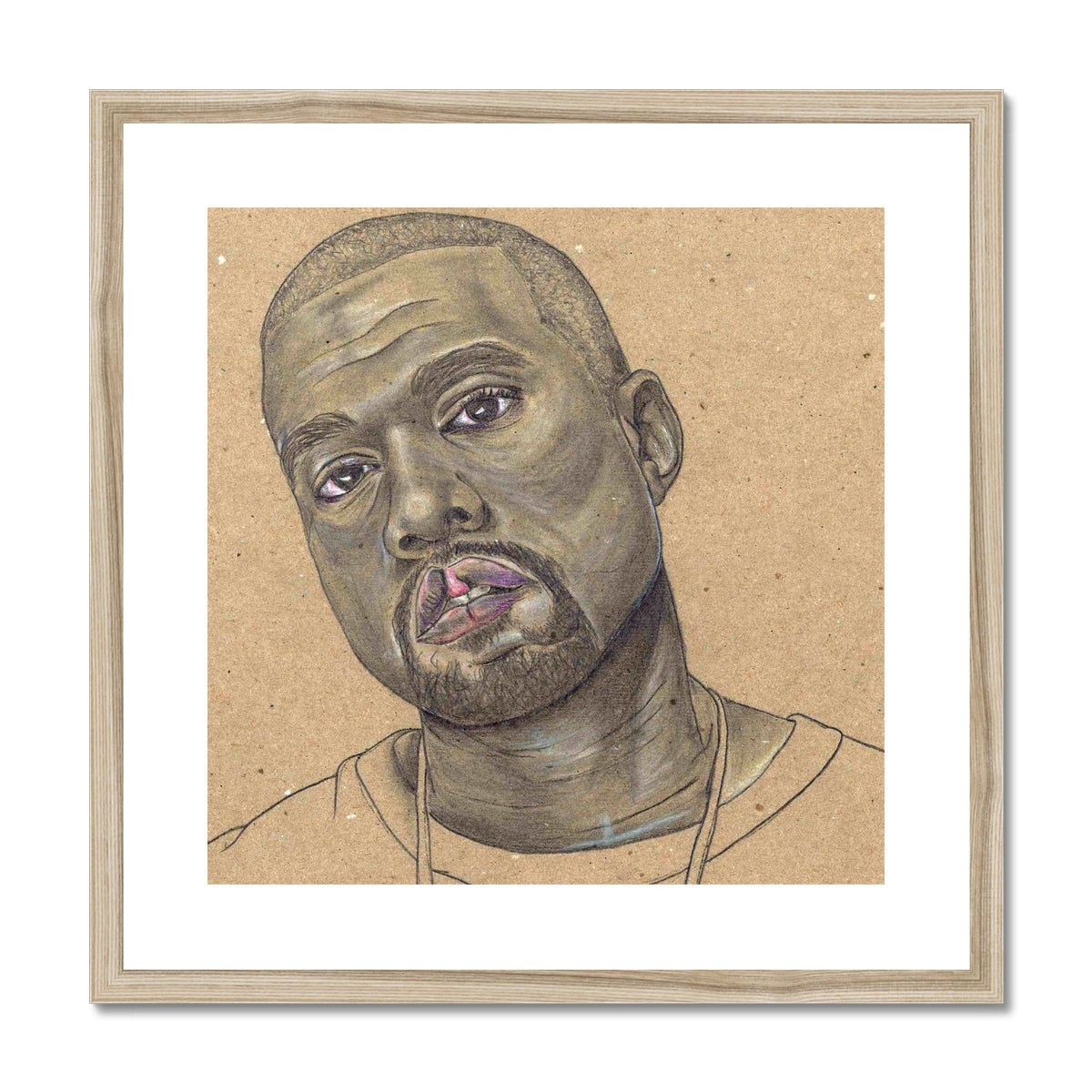 I Miss the Old Kanye Framed & Mounted Print