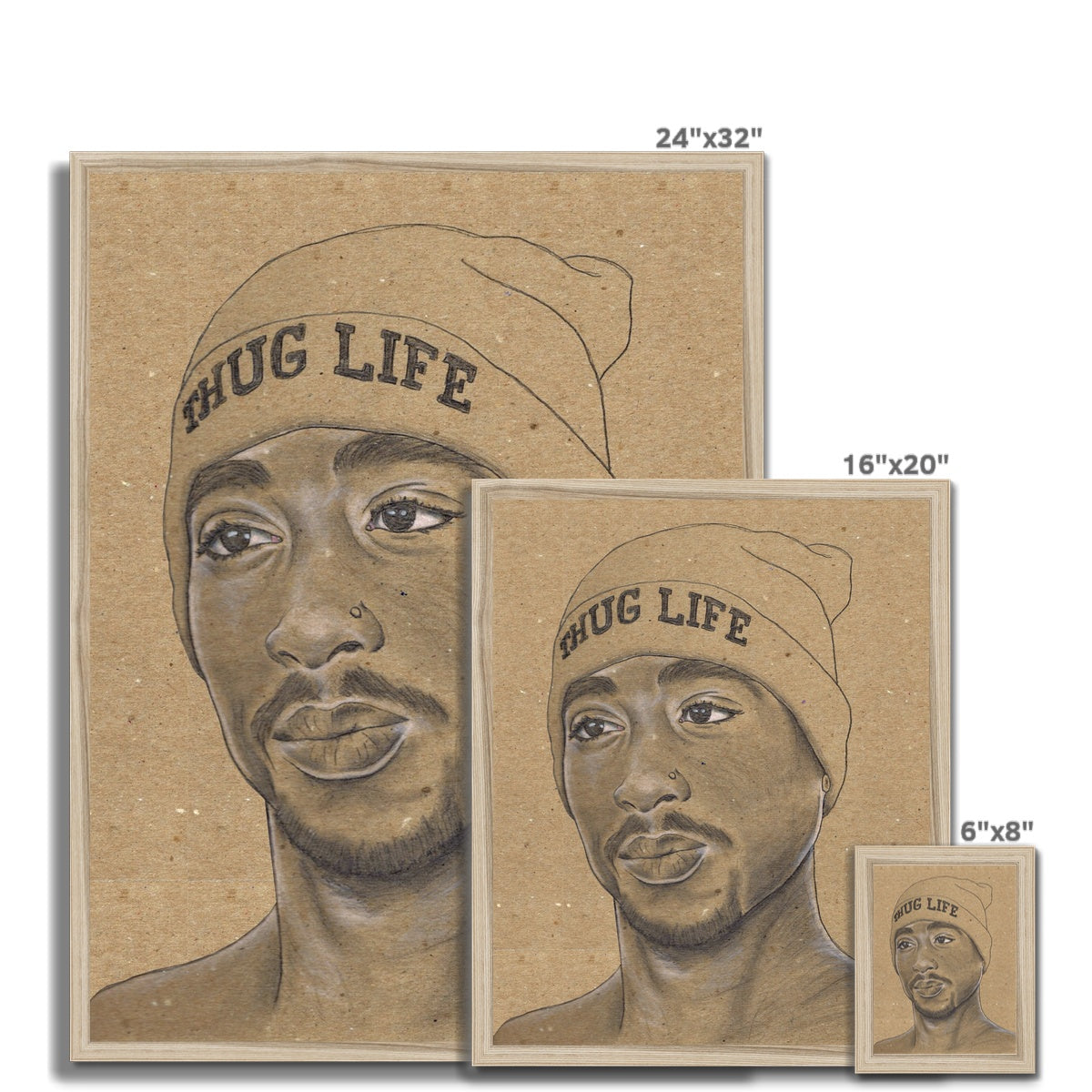 Pac Framed Print