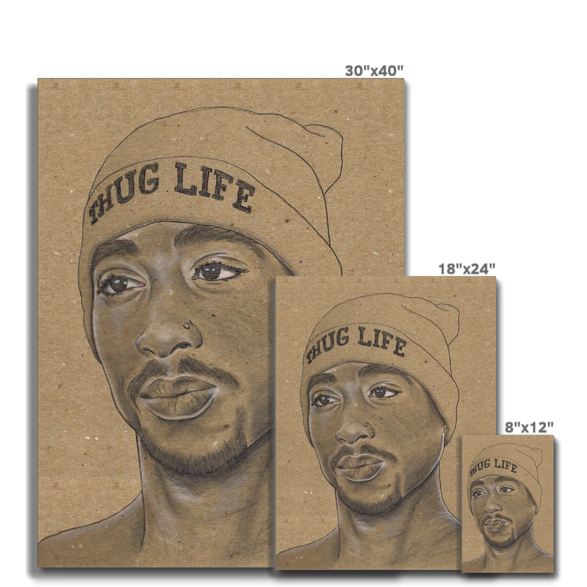 Pac Stretched Canvas