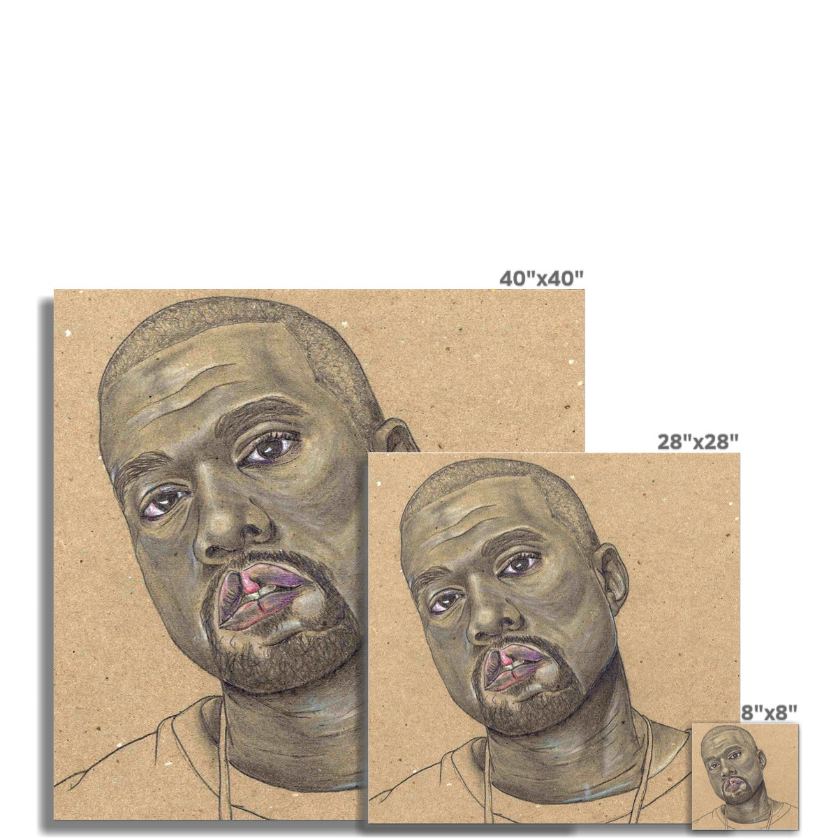 I Miss the Old Kanye Rolled Canvas